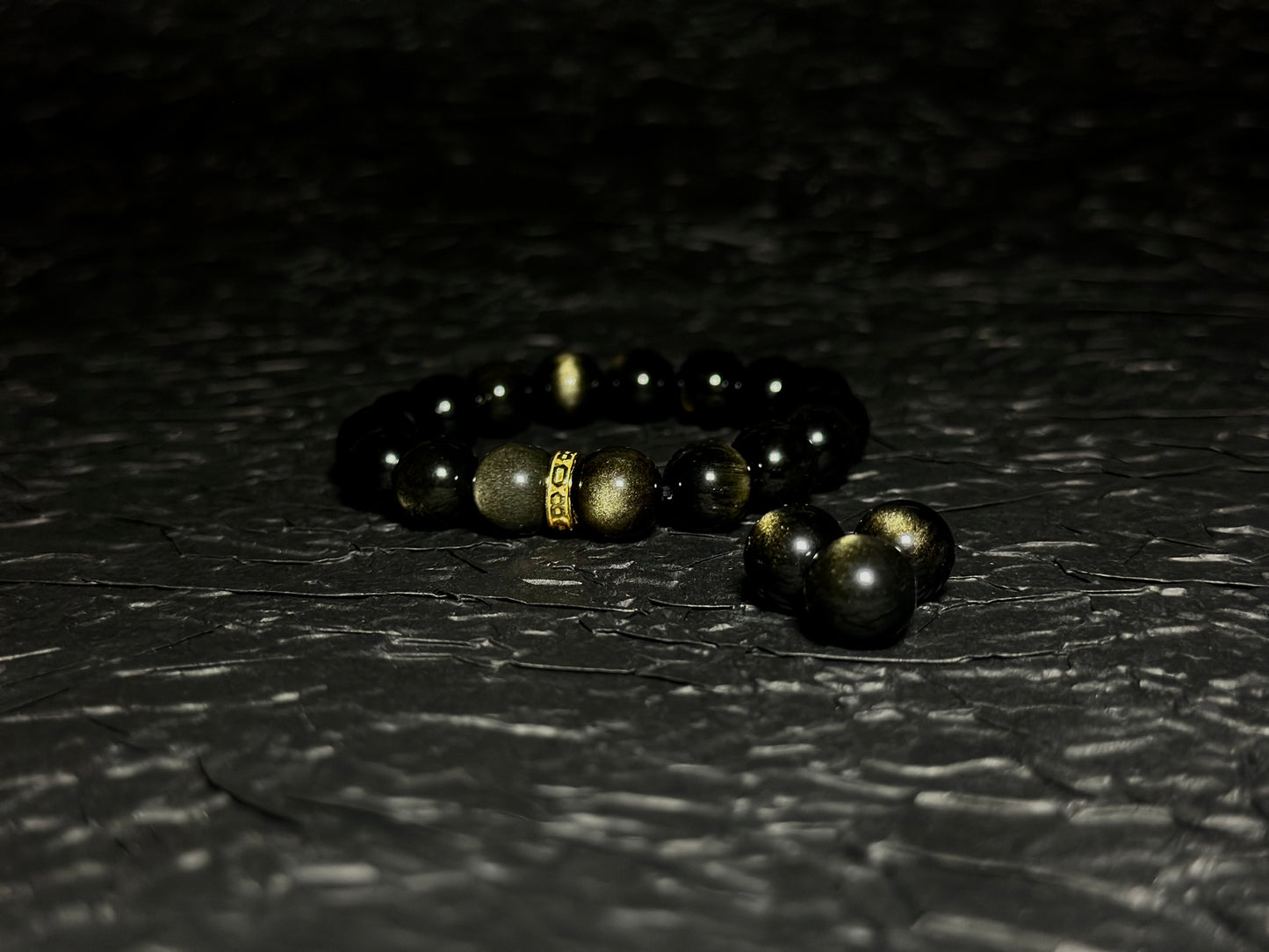 Golden Obsidian Energy Bracelet V2