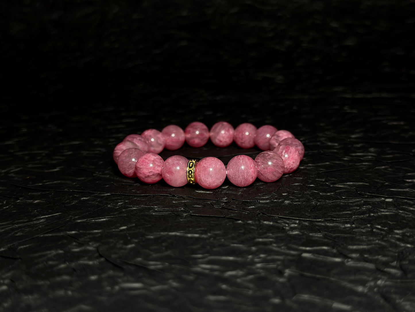 Cherry Blossom Rhodonite Energy Bracelet V2