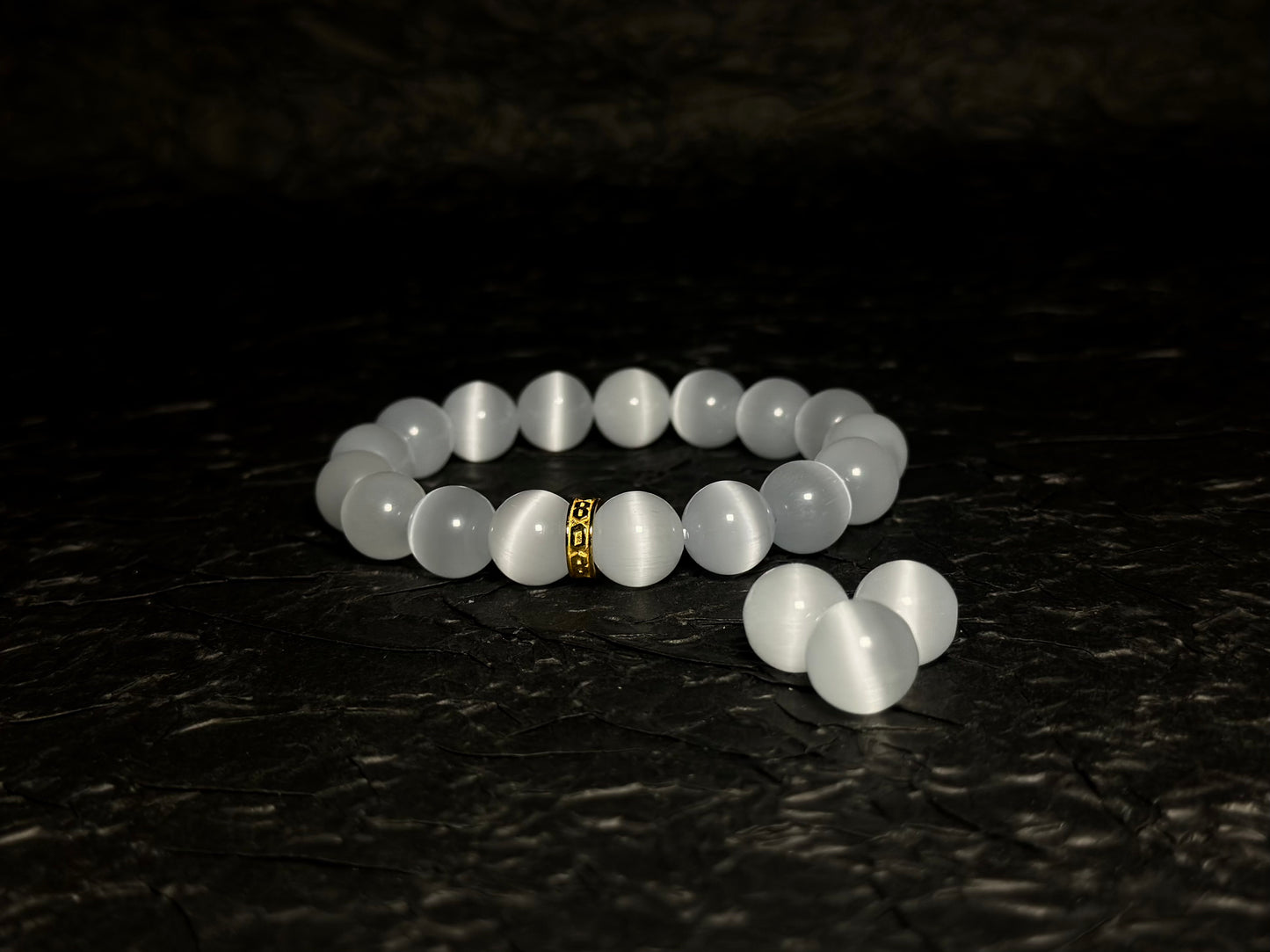 White Selenite Energy Bracelet V2