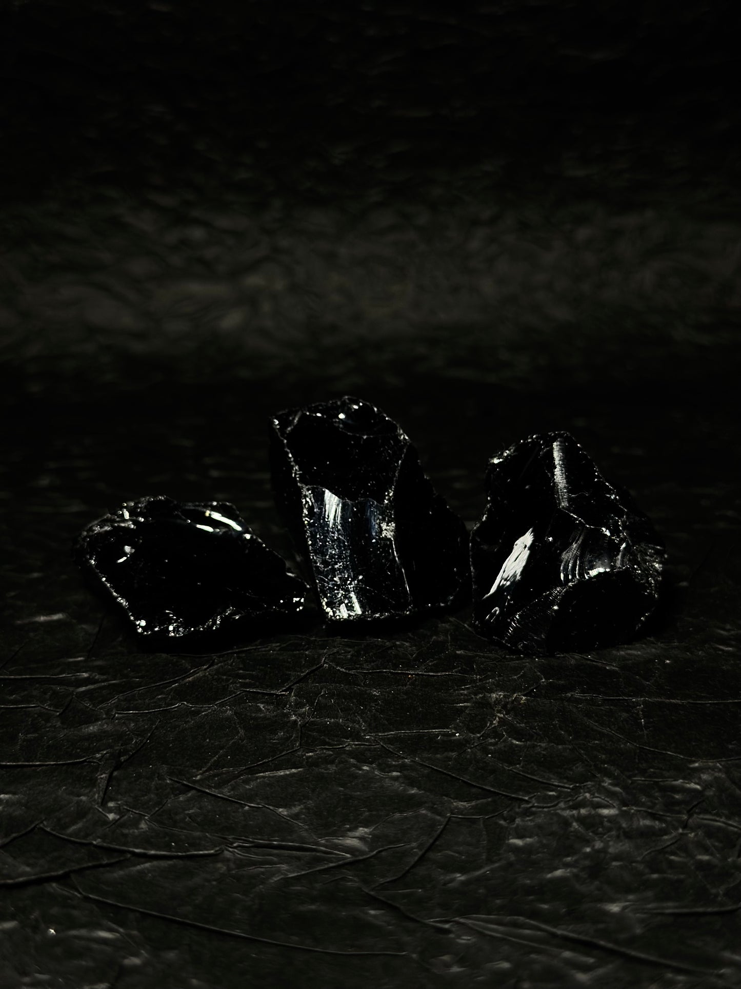 Black Obsidian Energy Raw Pieces