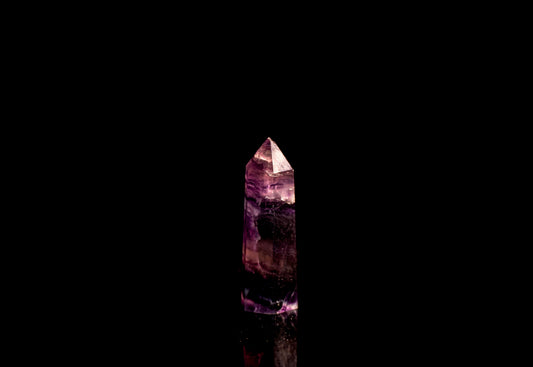 Purple Fluorite Energy Tower